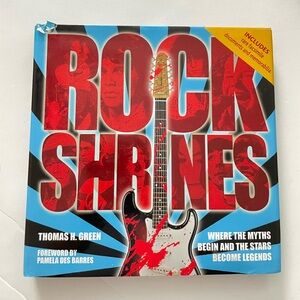 Rock Shrines Book with Red and Blue Cover